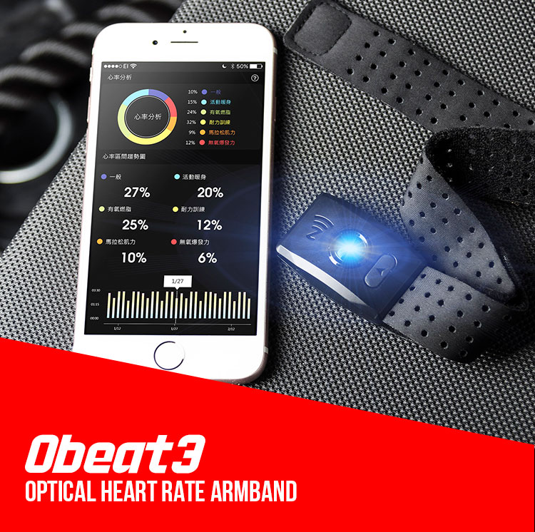 Obeat3 NFC OPTICAL HEART RATE ARMBAND
