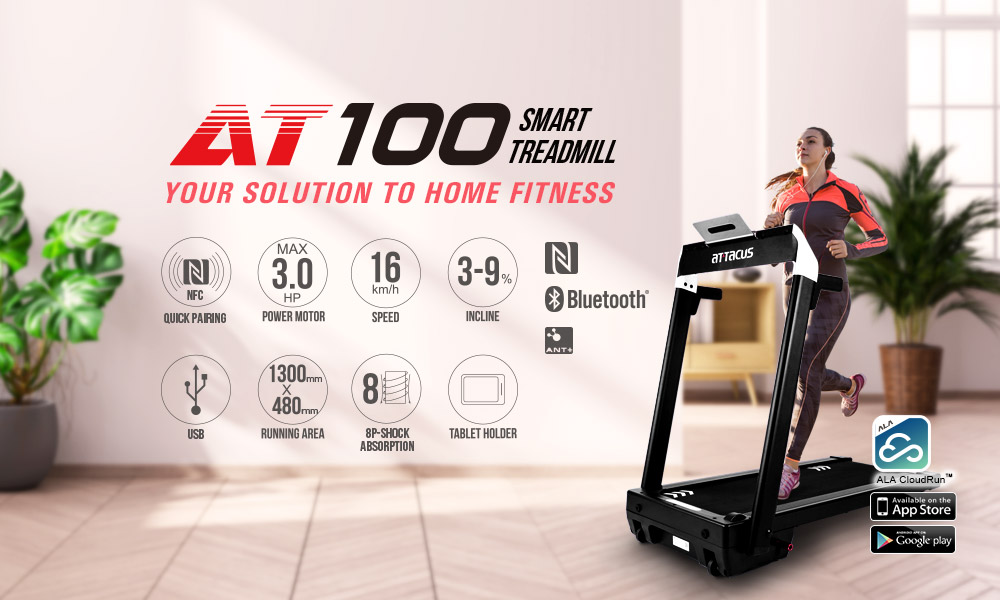 ATTACUS AT100 SMART TREADMILL